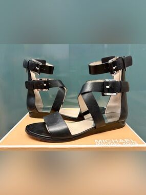 Michael Kors Josephine Black Sandals